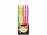 Pix cu gel Neon Zebra 5 culori/set