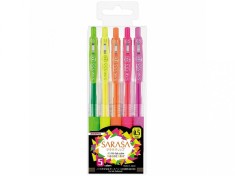 Pix cu gel Neon Zebra 5 culori/set