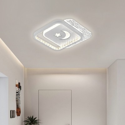 Lustra LED PERU 36W, 2 Patrate, lumina Rece/Calda/Neutra, Negru ModernLight Concept foto