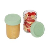 Set 2 Boluri din sticla pentru pastrarea hranei bebelusului Badabowls , 1 bucata, Badabulle