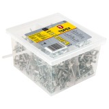 Nituri din aluminiu TOPEX 4 x 10 mm, set 800 buc pentru fixari rezistente