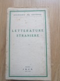 Letterature straniere - Roma, I. R. C. E. - 1941