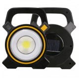 Cumpara ieftin Lanterna reincarcabila cu incarcare solara si iesire USB incorporat LED 3W COB, Oem