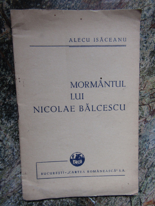 Alecu Isaceanu - Mormantul lui Nicolae Balcescu