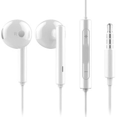 Casti Audio Jack Cu Microfon - Huawei (AM115) - White (Bulk Packing) foto