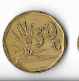 Moneda 50 cents 1995 - Africa de Sud, Cupru-Nichel