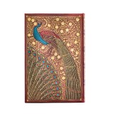 Jurnal - Sangorski &amp; Sutcliffe - Hafiz&rsquo;s Peacocks - Mini, Lined, Elastic Band | Paperblanks