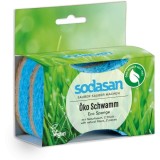 Burete Curatare Ecologic 2buc Sodasan, Celuloza, Sisal, PET Reciclat, Fabricat Germania