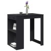 VidaXL Masă de bar, negru, 102x70x103,5 cm, lemn prelucrat