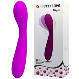 Cumpara ieftin Vibrator Punctul G Nigel, Violet, 17 cm, Pretty Love