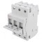Separator cu Fuzibil D01 10A 400V 3 Poli pentru Șină DIN