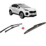Cumpara ieftin Set 3 stergatoare KIA SPORTAGE IV VAN (QL, QLE) 2018, pentru parbriz si luneta, Bosch Twin