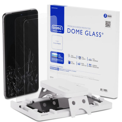 Set 2 Folii de protectie Whitestone Dome Glass pentru Google Pixel 8 Transparent foto