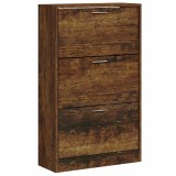 Cumpara ieftin Pantofar, stejar fumuriu, 63x24x103 cm, lemn compozit