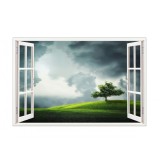 Autocolant decorativ, Fereastra, Multicolor, 83 cm, 529STC