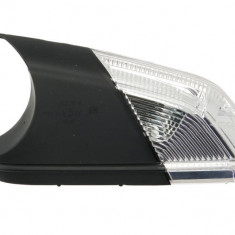 Semnalizare oglinda Skoda Octavia Ii/Tour 2 (1z3/1z5), 06.2004-12.2012, Vw Polo (9n3), 04.2005-08.2009, partea Stanga, LED; alb; cu capac; Omologare: