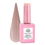 Cumpara ieftin Rubber Base Coat French, baza cauciucata unghii, Global Fashion, nude, 15ml, 07