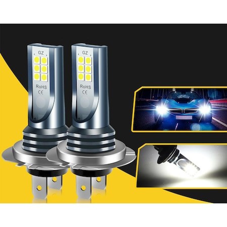 Set de 2 becuri led Xentech Light H7 12 SMD 3030 12V