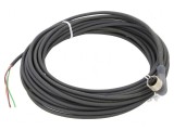 Cablu de conectare UNF 1/2-20 PIN 3 &icirc;n unghi 10m 250VAC