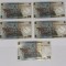 5 bancnote 20 DE LEI (serii consecutive)