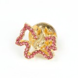 Brosa martisor cu pietre roz