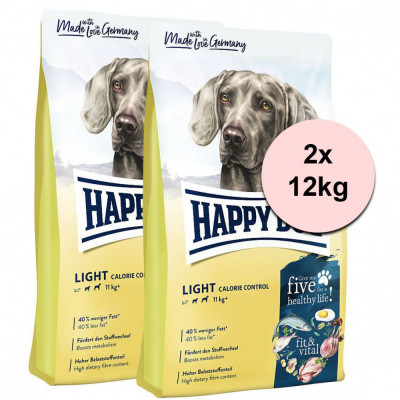 Happy Dog Supreme Fit &amp;amp;amp; Vital Light Calorie Control 2 x 12 kg foto