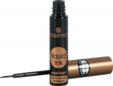 Essence Cosmetics Liquid Ink tuș ochi Waterproof 02 Ash Brown, 3 ml