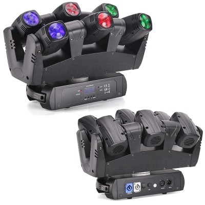 Set Efecte Lumini pentru Petrecere: Bara Rotativă LED RGBW MAX PartyBar cu Lumină Laser foto