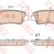 Set placute frana,frana disc HYUNDAI i30 Cupe (2013 - 2016) TRW GDB3537