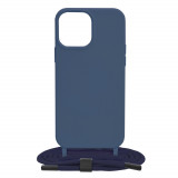 Cumpara ieftin Husa pentru iPhone 13 Pro Max, Techsuit Crossbody Lanyard, Blue