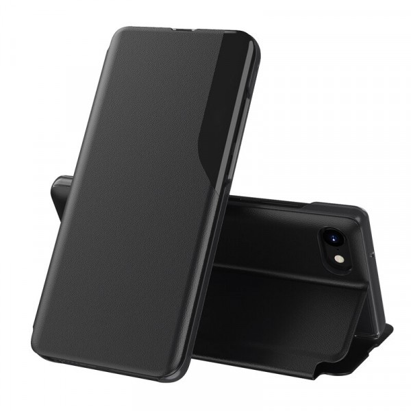 Husa pentru Apple iPhone SE (2022) / SE (2020) / 8 / 7, Techsuit, eFold, Neagra