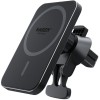 Incarcator Auto Wireless 3MK Hardy MagCharger, 15W, 1.67A, Negru, Universal