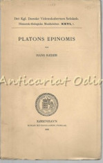 Platons Epinomis - Hans Raeder foto