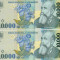 Romania, 1x10000 lei 1999, UNC_Isarescu_serie mica 0006B...