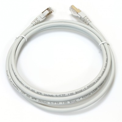 PATCH CORD S/FTP SPACER Cat6, cupru-aluminiu, 7.5 m, alb, AWG26, &amp;quot;SPPC-SFTP-CAT6-7.5M&amp;quot; (timbru verde 0.18 lei) foto