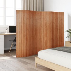 vidaXL Paravan de cameră,&nbsp;maro, 165x250 cm&nbsp;, bambus 376992
