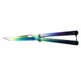 Cumpara ieftin Briceag Fluture Multicolor Tree of Life, 21.5cm, Otel Inoxidabil, ideallstore, Pescuit, Colectie