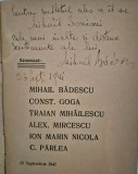 Carte veche de colectie Autograf Colectia Adonis Azur si Otel Poeme