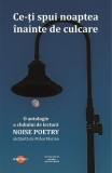 Ce-ți spui noaptea &icirc;nainte de culcare Antologia Poezia Tinerilor Club Noise Poetry Paperback Brosat Diverse Stiluri