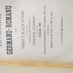 Dictionar german-roman- 1886 Codrescu
