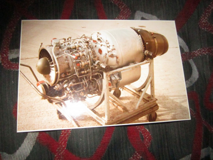Avion Fotografie Motor Turboreactor Ru 19 A 300 Lic Urss 17x11cm