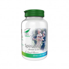 Spirulina Varsta a-III-a 60 capsule Medica