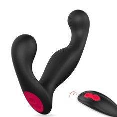 Vibrator Jelly Remote Black