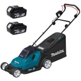 Makita DLM432PT2 - Masina de tuns iarba cu 2 acumulatori Li-Ion 18 V 5 Ah 43 cm 50 l
