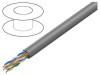 Cablu LANBERG U/UTP Cat 6 305m gri PVC CCA 4x2x23AWG neechipat