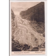 Carte postala circulata in anul 1917 Muntii carpati
