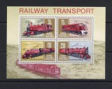 Kenya Uganda Tanzania 1971 - Locomotive, trenuri, cai ferate, bloc neuzat