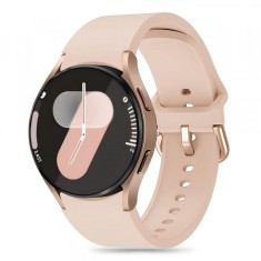 Curea Tech-Protect Silicone pentru Samsung Galaxy Watch7 / Watch FE / Watch6 / Watch5 / Watch4 Series, Bej foto