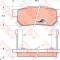 Set placute frana,frana disc ROVER 25 (RF) (1999 - 2005) TRW GDB499