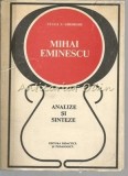 Cumpara ieftin Mihai Eminescu. Analize Si Sinteze - Fanica N. Gheorghe